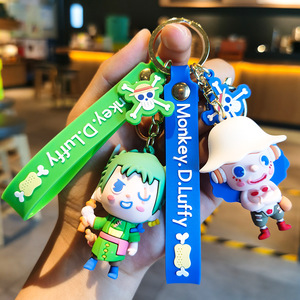 Key Chain Cool Cartoon Luffy <strong>Mini</strong> Piece Chopper <strong>Keychain</strong> Car Key 3D Doll Pendant Backpack Decoration Promotional Gift Keyrings - Product Image 5