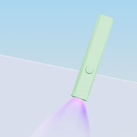 Vente chaude 3W Mini UV LED Lampe À Ongles Portable Sèche-Ongles De Poche avec 8s Traitement Rapide Rechargeable pour Une Utilisation De Salon À Domicile
