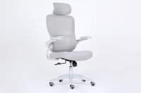 Vente en gros d'usine de chaise de bureau en maille contemporaine de direction avec appui-tête et accoudoir réglables Chaise de direction bon marché