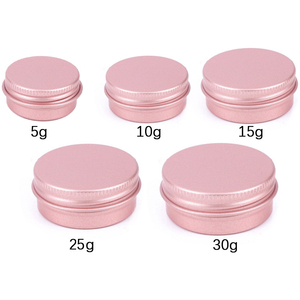 5-30 gam lưu trữ di động kim loại <span class=keywords><strong>tin</strong></span> bao bì Mini Trống Rỗng Mỹ phẩm Rose Pink tins Jar 30ml nhôm <span class=keywords><strong>tin</strong></span> - Product Image 1