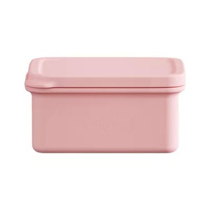 Wholesale Reusable Silicone Bento <b>Lunch</b> <b>Box</b> With Freezer Container Single <b>Compartment</b> Food Storage for Baby Kids - Product Image 5