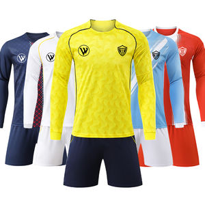 Custom voetbaltenue met digitale sublimatieprint, 100% polyester, lange mouwen, OEM-service - Product Image 3