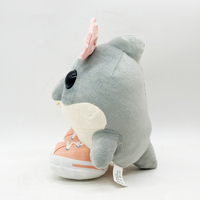 Vente en gros disponible Italie Brainrot Tung Tung Sahur Figure Peluche Jouet Italie Brainrot Brainrot Tralalero Tralala rose Arc Requin