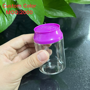 Bán Buôn Mini Nhựa Soda Top Lon 3.5G 5G Rỗng Rõ Ràng Bỏng Ngô Bao Bì Màu Vít Cap Cho Đồ Ăn Nhẹ Salad Đường Kẹo <span class=keywords><strong>Cookie</strong></span> - Product Image 1