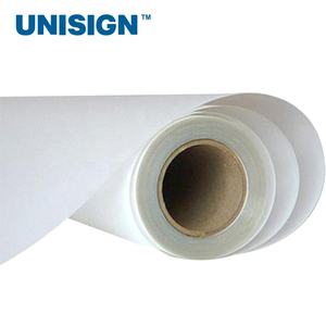 ร้อน/เย็นลามิเนตแบ็คไลท์แบนเนอร์ม้วนเคลือบแบ็คไลท์แบนเนอร์ 650gsm สีฟ้ามันวาวผ้ายืดหยุ่นแบ็คไลท์แบนเนอร์ม้วน - Product Image 5