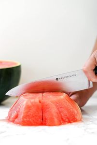 <span class=keywords><strong>MasterClass</strong></span> Cuchillo de Chef con Mango G10 Afilador de Cuchillos Funda EdgeKeeper Hoja de Acero Inoxidable 20 cm (8 ") Grado Industrial Negro - Product Image 5