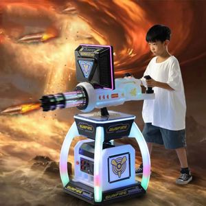 Factory Direct Sales New Vr Outdoor Coin Operated Gatling Double Tap Games Console Large Screen Kiddie Rides - Product Image 1