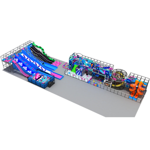 Bettaplay 551 m² Toboggan Donut Kida, aire de jeux intérieure avec toboggan en plastique pour centre d'amusement - Product Image 1