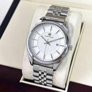 Reloj de pulsera para hombre: elegante y casual, correa de cuarzo, función de calendario, resistente al agua, estilo ejecutivo, correa de acero. - Product Image 4