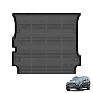 Tapis de voiture 3D Tpe tout temps Tapis de bagage Tapis de coffre arrière pour Land Rover Discovery <span class=keywords><strong>4</strong></span> 2010-2016 Tapis de coffre - Product Image 1