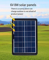 Guangdong haute lumen avertissement lampes solaires à led lumières homeuse rechargeable alimenté par l'énergie solaire charge camping lampe solaire avec