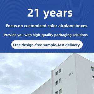 Caja de embalaje personalizada, caja de regalo para frutas, caja sorpresa, caja de color, caja de regalo, caja de papel kraft personalizada, caja de cartón corrugado con impresión de avión - Product Image 2