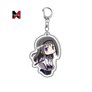 พวงกุญแจอะคริลิคมาโดกะ มาจิก้า พร้อมมาโดกะ คานาเมะ และ โฮมุระ อากิเมะ ของตกแต่งน่ารักแบบ DIY อนิเมะ - Product Image 6