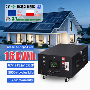 PL Local Stock TAX Free <b>48V</b> 51.2V 15kWh 16kWh Stackable JK V19 BMS LiFePO4 <b>Battery</b> Modular 8000+ Cycles for Residential ESS - Product Image 1