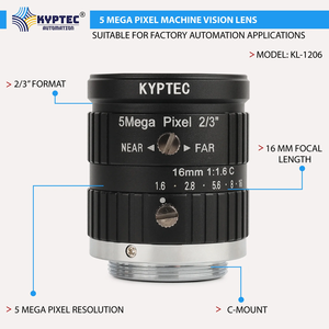 Objectif de vision industrielle 16 mm avec 5 mégapixels et objectif au format 2/3 pouces - Product Image 1