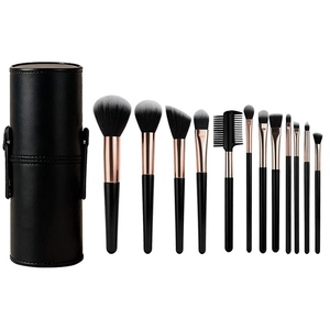 Beauty Tools 12 Piece <strong>Set</strong> of Soft - Hair Eye <strong>Makeup</strong> Eyeshadow Brushes, with PU Storage Bucket, Portable - Product Image 5