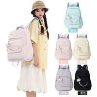 Mochila Escolar Práctica para Niñas, con Gran Espacio Interior, Correas Ajustables, para Primaria y Secundaria, Impermeable, con Cierre