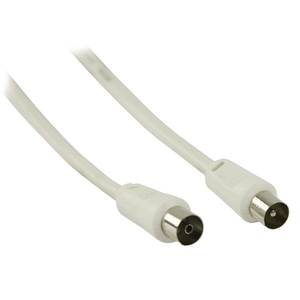 Coaxial Cable Iec Straight Male Female <b>25m</b> White - Product Image 2