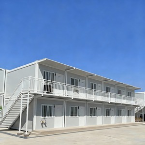 Chống cháy 20ft hai tầng prefab thép container nhà với phòng tắm cho nhà văn phòng hoặc sử dụng thương mại. - Product Image 1