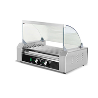 18 Hot <strong>Dog</strong> 7 Roller <strong>Best</strong> <strong>Sellers</strong> Stainless Steel Commercial Hotdog Grill Cooker <strong>Machine</strong> for Sale