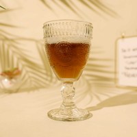 Groothandel Europese Stijl Luxe Romantische Rode Wijn Handgeblazen Vintage Glazen Beker Voor Feestjes Kleurrijke Unieke Wijnglazen