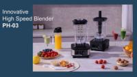 Blender à grande vitesse, mixeur pour milk-shake, mixeur électrique pour smoothies, blender commercial avec un nouveau moteur innovant