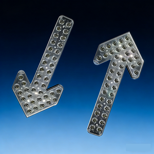 Prix d'usine, clignotant étanche, signalisation routière, lumière LED à flèche pour véhicules de chantier, économique - Product Image 3