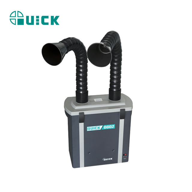 QUICK 6602 2 in 1 Purification System 250W Fume Extractor for Phone Soldering Repair Smoke Remover Purify Air Tool