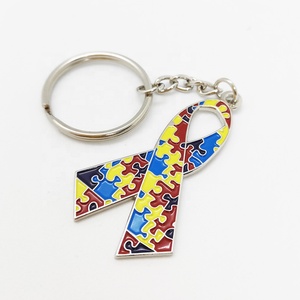 Pièces de <span class=keywords><strong>puzzle</strong></span> personnalisées <span class=keywords><strong>porte</strong></span>-clés de sensibilisation à l'autisme <span class=keywords><strong>porte</strong></span>-clés produits <span class=keywords><strong>porte</strong></span>-clés en métal vente en gros Offre Spéciale - Product Image 4