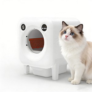 Bac à litière pour chat intelligent, nettoyage automatique, désodorisant, grande capacité, sûr, directement de l'usine - Product Image 1