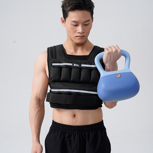 Adjustable Weight Vest for Men and Women Fitness <b>Running</b> Training Vest Sand Shirt Made of Durable Polyester for Students - Product Image 2