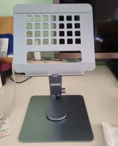 Soporte Giratorio <span class=keywords><strong>360</strong></span>° Flexible de Aleación para Tablet y Teléfono, Portátil, Universal, Ajustable en Altura y Ángulo, de Aleación de Aluminio - Product Image 4