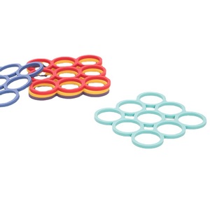Silicone Heat Insulating Placemat Sheet Irregular Shape Solid Color High Temperature Resistant Easy To Clean For Pots Plates - Product Image 5