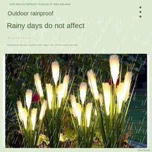 Lámpara Solar LED para Exteriores, Impermeable IP65, con Forma de Caña, para Iluminación de Jardín y Paisaje, con Control Remoto - Product Image 3