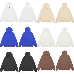 Sudadera con Capucha de Algodón Grueso OEM, Corte Holgado, Personalizable con Etiqueta Privada, Sudadera con Capucha para Hombre Sin Cordón - Product Image 1