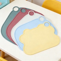 Tapis de table en silicone pour bébé, sans BPA, pliable, imperméable, résistant au four, tailles personnalisables