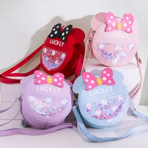 Знаменитый Детский кошелек для монет, маленькие милые сумочки для малышей, модные дизайнерские сумки в стиле, сумки на плечо для маленьких девочек