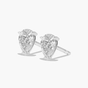 Exclusive Premium 925 Sterling Silver Moissanite Diamond Stud <b>Earrings</b> Luxury <b>Fine</b> Jewelry for Women Wedding Anniversary Daily - Product Image 3