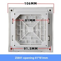 Multi-Spécifications LV Products Ventilation Filter Set 803 Cabinet Distribution Fan Louver Grille Dustproof Waterproof Cover