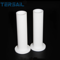 Douille PTFE personnalisée OEM de haute qualité Douille à bride d'usinage CNC Résistance aux hautes températures et résistance à la corrosion