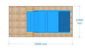 Simulatore di Surf con onde di coda commerciale macchina prezzo diretto della fabbrica azzurro 304 acciaio inossidabile 100-500kg attrezzature per l'acqua - Product Image 6