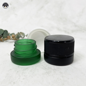 Nhỏ lọ thủy tinh 3ml 5ml dầu lọ thủy tinh container với màu đen/trắng có nắp đậy - Product Image 6