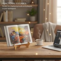 Support en bois pour assiettes, présentoirs pliables pour cadres photo, porte-assiettes de table, chevalets de table