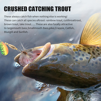 LUSHAZER Appâts de pêche Spinner Leurre Spinnerbait Hook Spoon Isca Artificial Metal Wobbler Leurre de pêche pour truite Bass