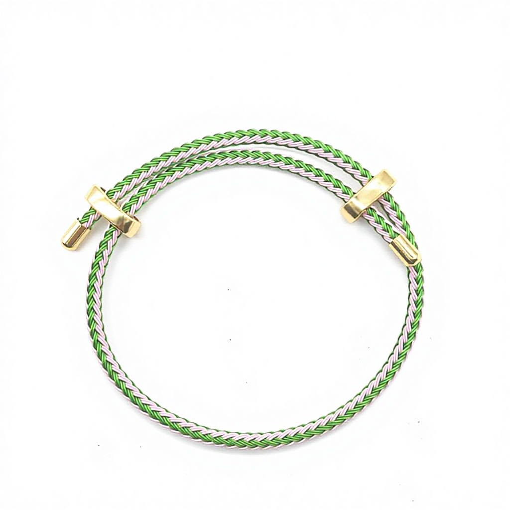 32mm gold buckle wire rope mixed color 7