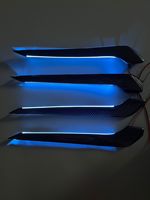 Pour RAV4 Wildlander 2019-2024, éclairage ambiant intérieur LED pour 4 panneaux de porte de voiture, installation non destructive, kit de lumière bleue automatique