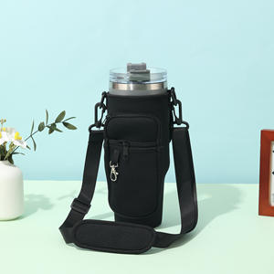 กระเป๋าใส่กระติกน้ำพกพาขนาด40ออนซ์กระเป๋าใส่ถ้วยและ<span class=keywords><strong>ที่</strong></span>ใส่ขวดน้ำในรถยนต์ที่ทนทานพร้อมสายรัด<span class=keywords><strong>ผ้า</strong></span>อุปกรณ์เสริมสำหรับยิมวิ่งดำน้ำ - Product Image 5