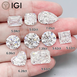 Diamant de laboratoire certifié IGI, couleur EF excellente, 0,3-6 carats, CVD HPHT, VVS VS, taille brillant rond, diamant cultivé en laboratoire non monté - Product Image 1