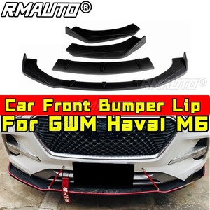 Car Front Bumper Lip Front Bumper Splitter Diffuser Bumper Guard <b>Protector</b> <b>Cover</b> Apron Body Kit For GWM Haval M6 Car Accessories - Product Image 2