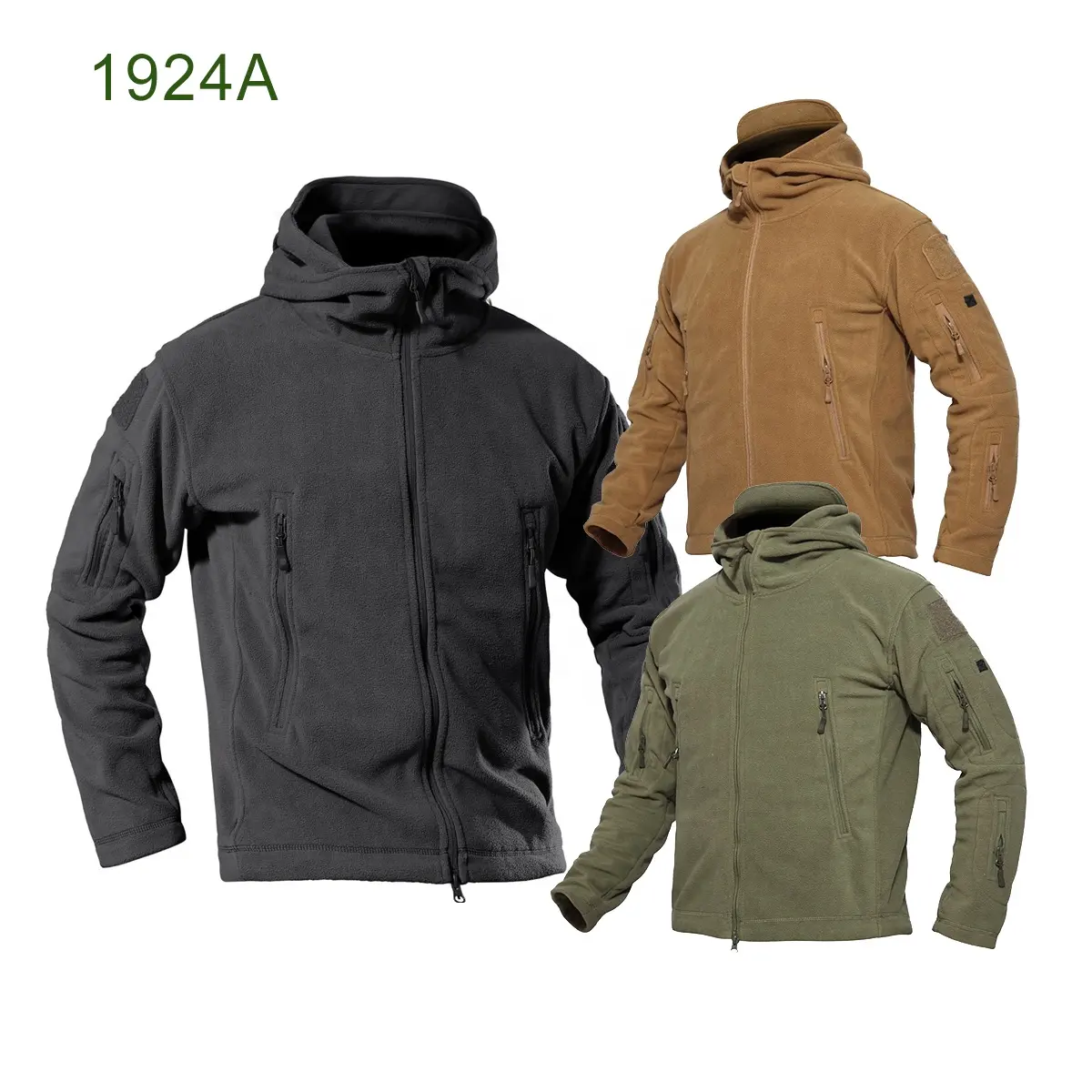 Veste à capuche polaire d'extérieur pour homme, manteau de Sport tactique d'extérieur, veste à capuche